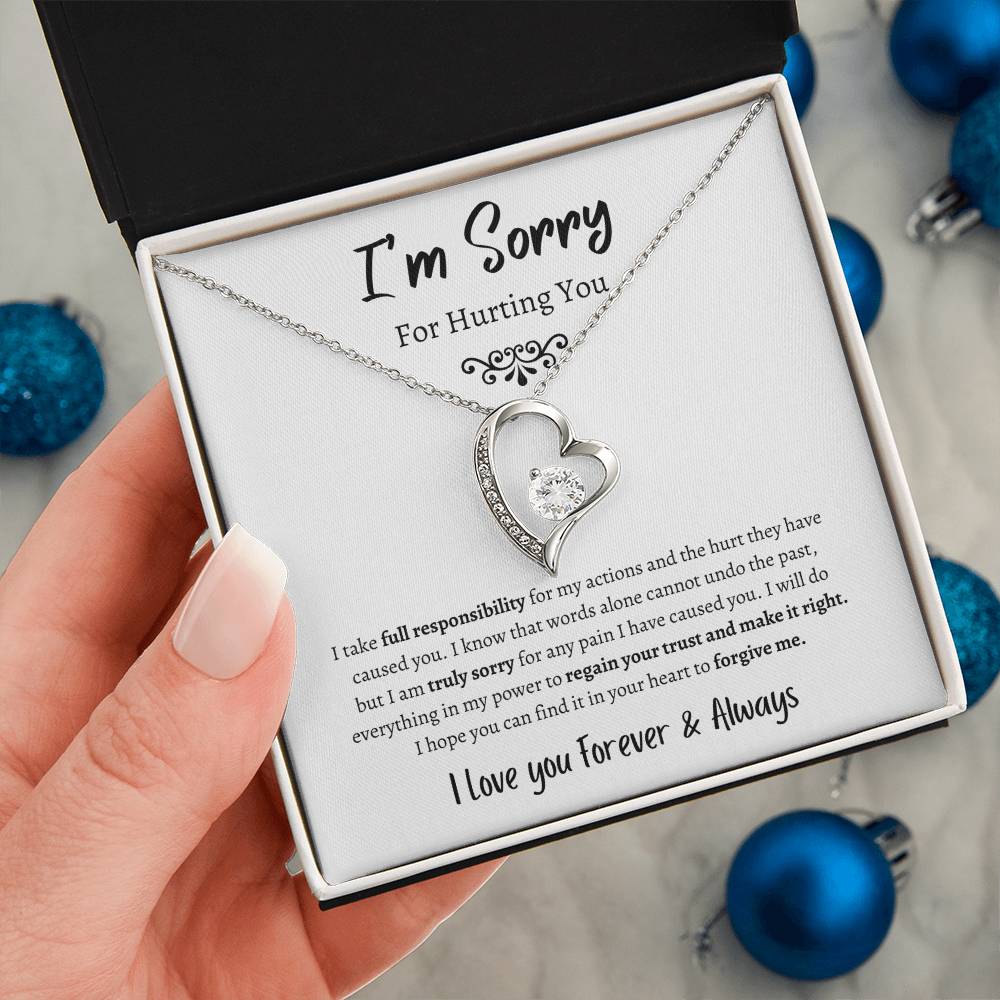 I'm Sorry For Hurting You - Forever Love Necklace