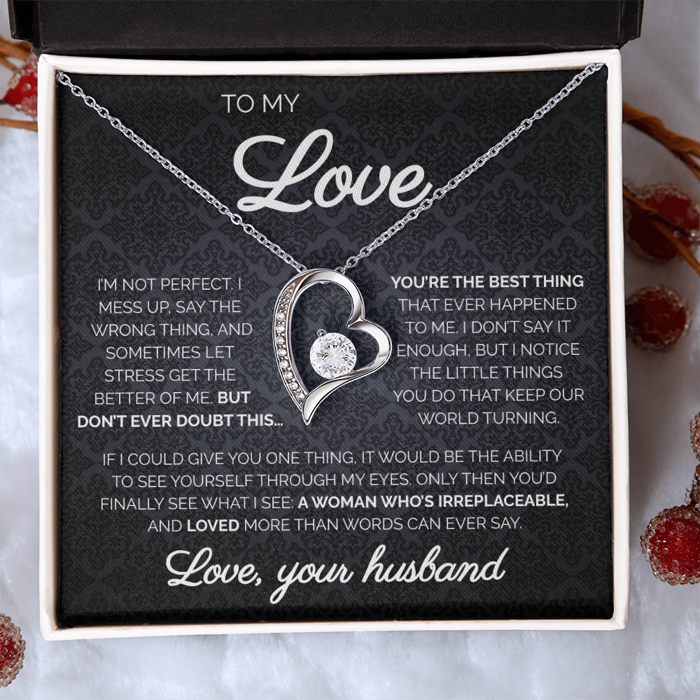 To My Love | You're The Best Thing | Forever Love Necklace