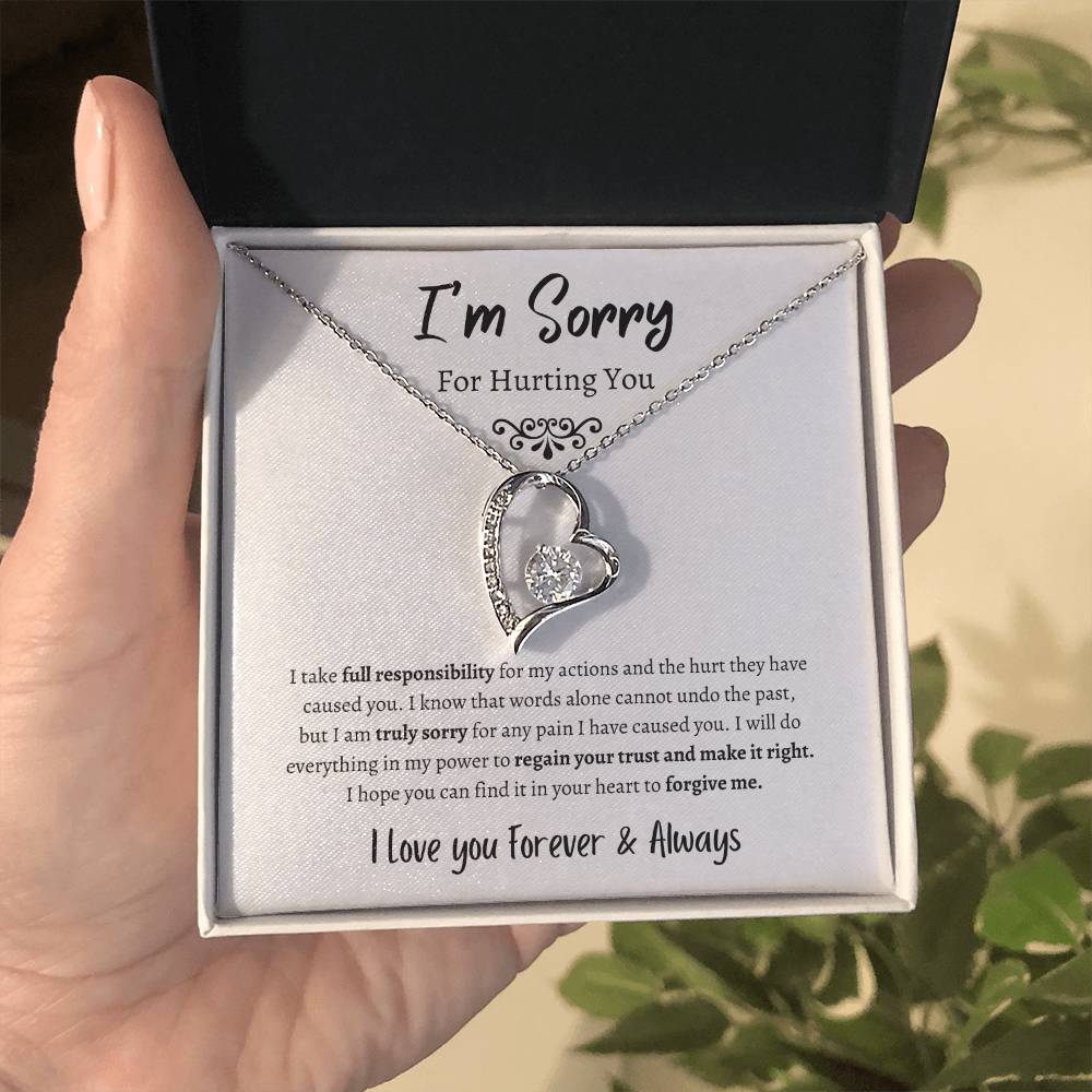 I'm Sorry For Hurting You - Forever Love Necklace