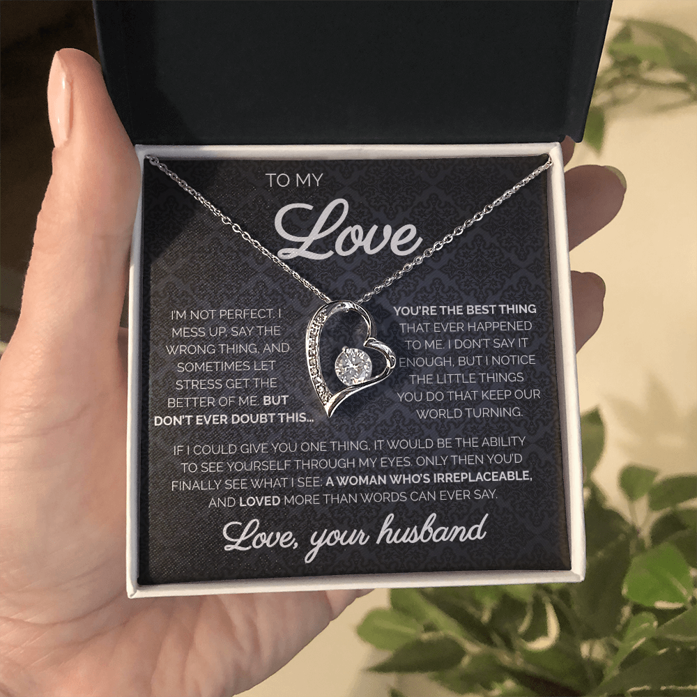 To My Love | You're The Best Thing | Forever Love Necklace