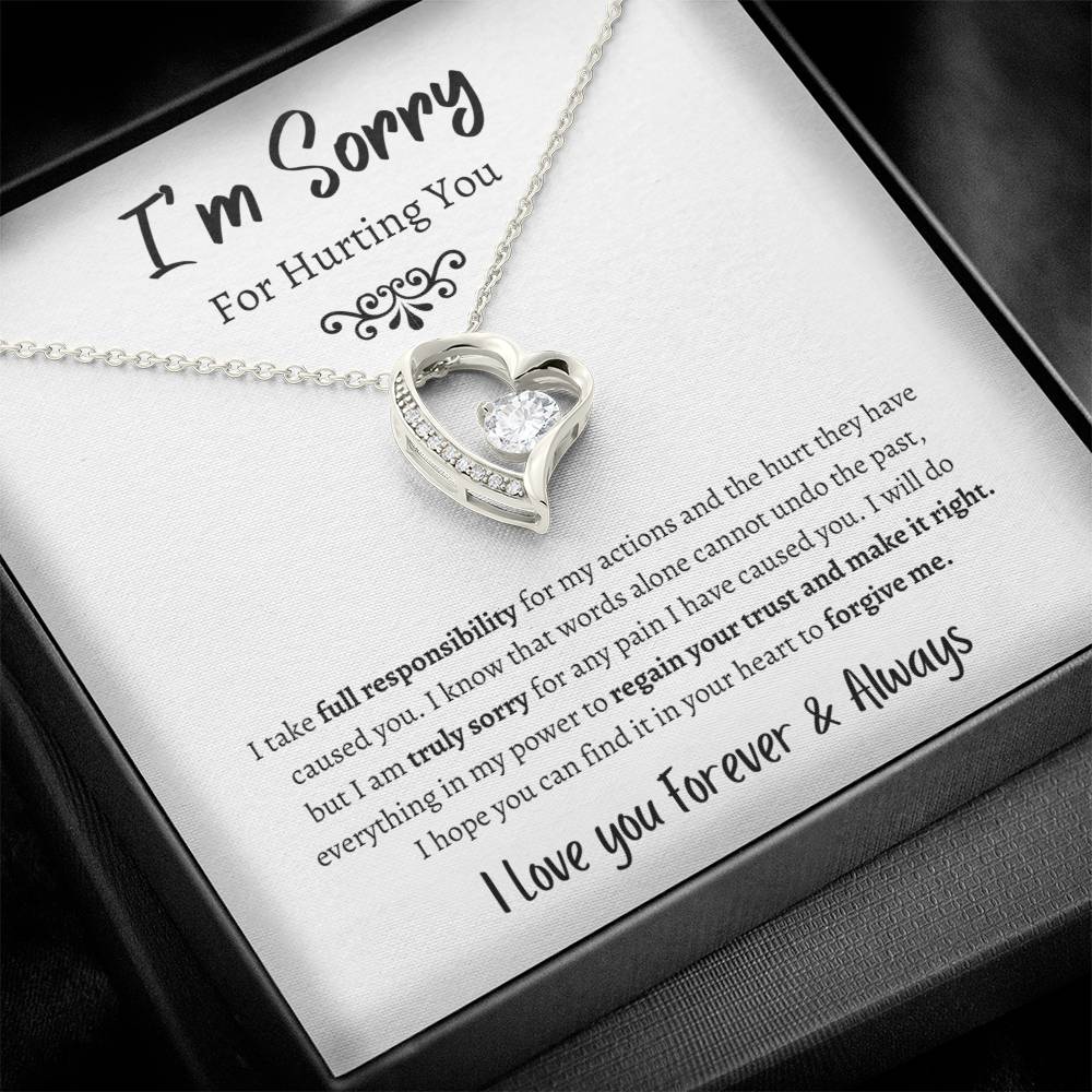 I'm Sorry For Hurting You - Forever Love Necklace
