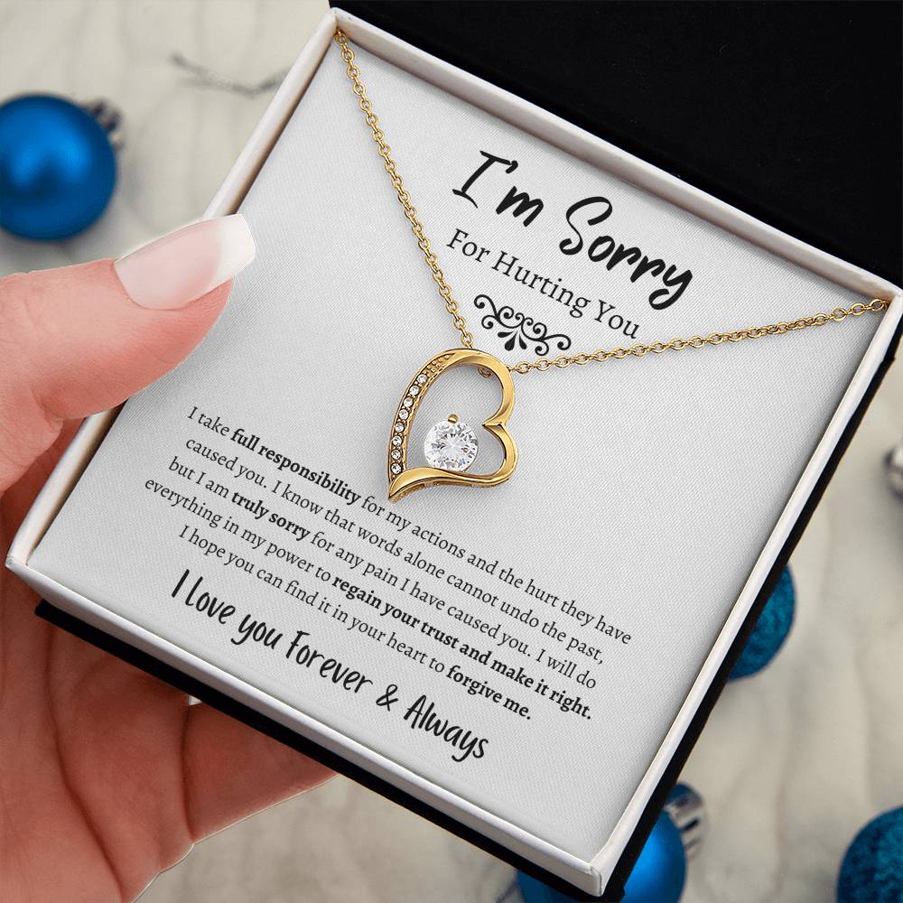 I'm Sorry For Hurting You - Forever Love Necklace