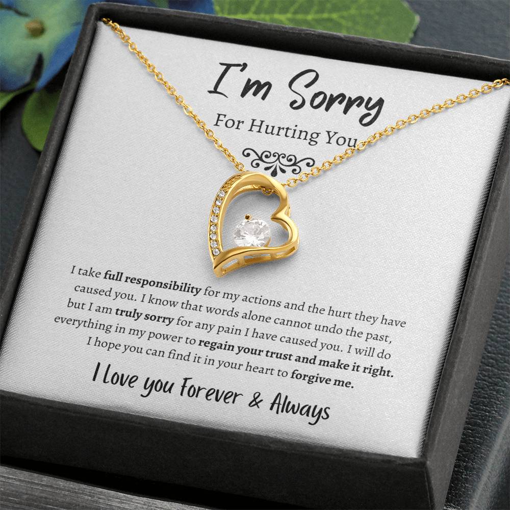 I'm Sorry For Hurting You - Forever Love Necklace