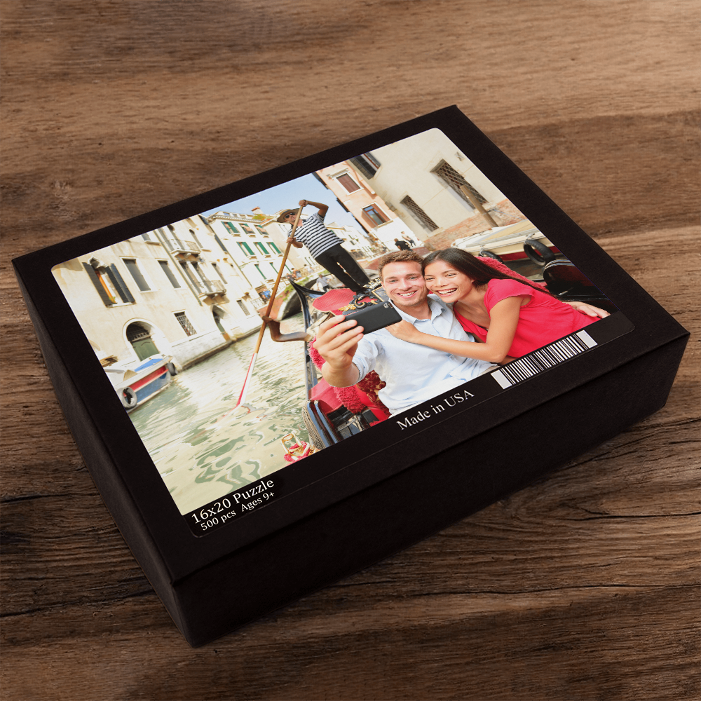 Personalized Photo Puzzle | Large Piece Jigsaw - Gift for Couples, Family, Senior Adults