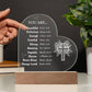 Religious Encouragement and Inspirational -  Acrylic Plaque