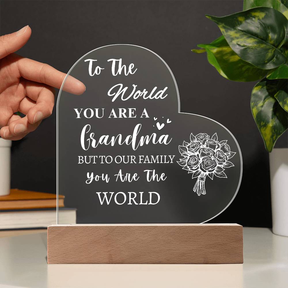 To My Grandma | Acrylic Plaque