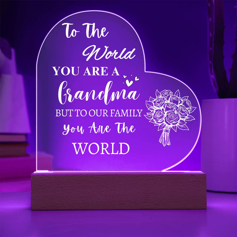 To My Grandma | Acrylic Plaque