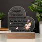 Daughter - Wherever Your Journey Takes You - Acrylic Plaque