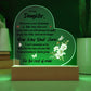 Daughter - Wherever Your Journey Takes You - Acrylic Plaque