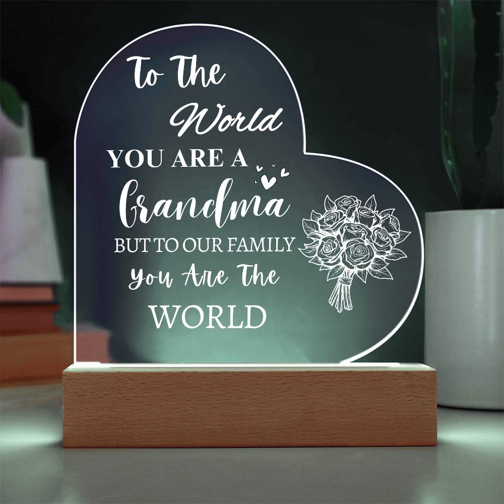 To My Grandma | Acrylic Plaque