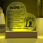 To My Wife | I Love You Always & Forever - Acrylic Plaque