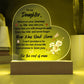 Daughter - Wherever Your Journey Takes You - Acrylic Plaque