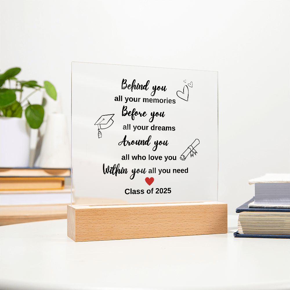 Graduation 2025 Acrylic Plaque - Celebrate Memories