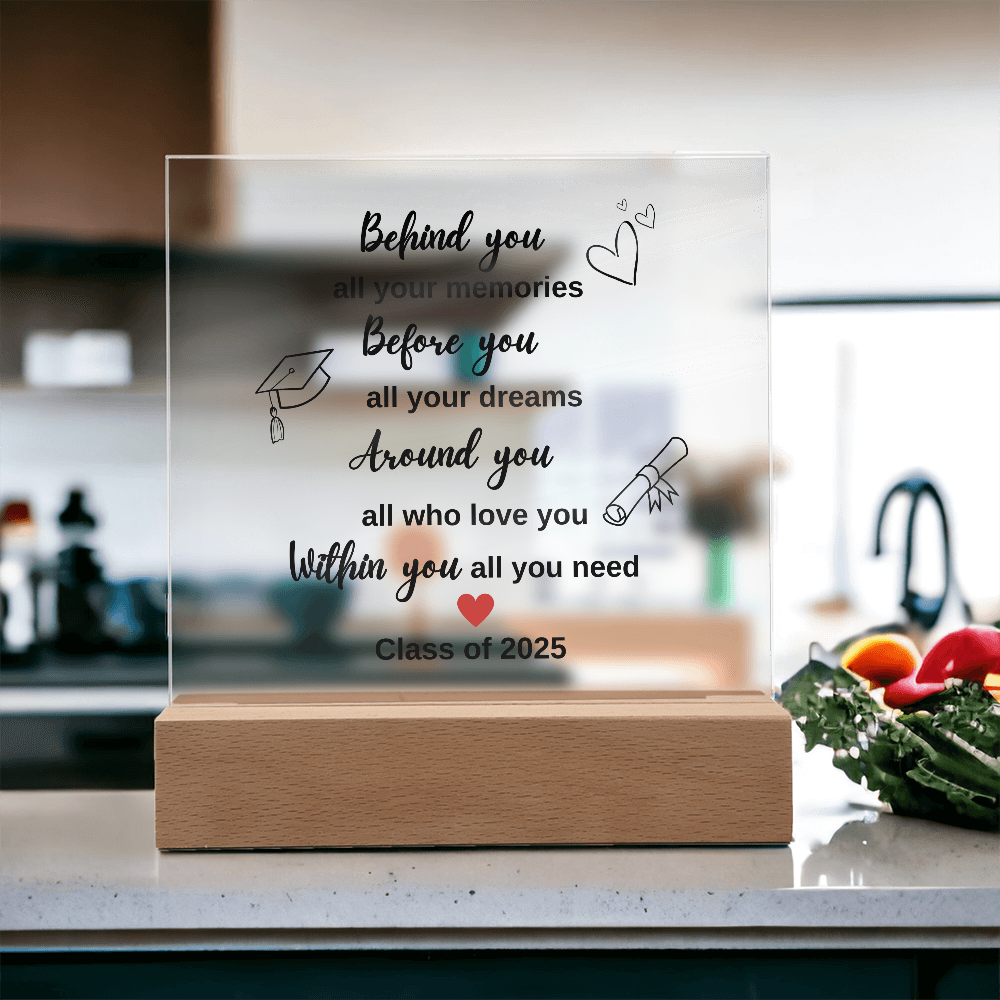 Graduation 2025 Acrylic Plaque - Celebrate Memories