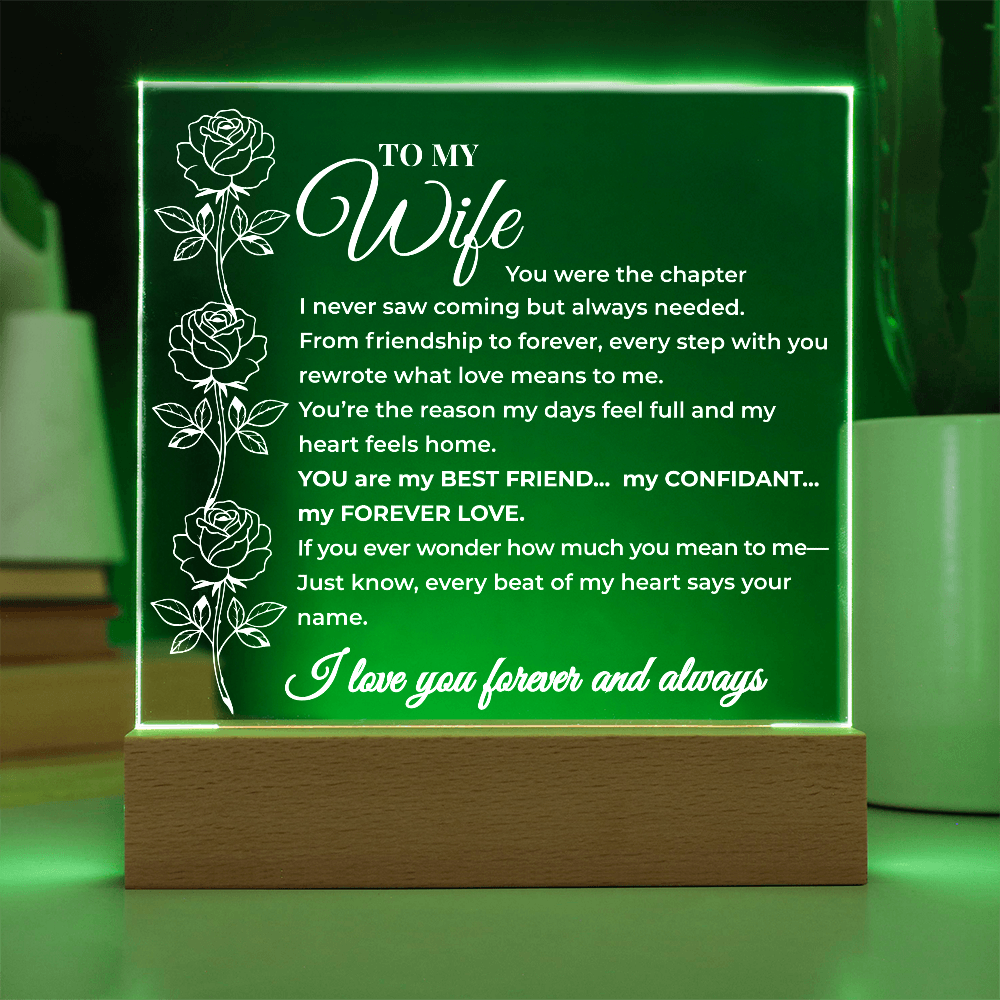 To My Wife - You Were the Chapter I Never Saw Coming