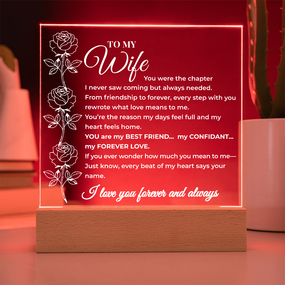 To My Wife - You Were the Chapter I Never Saw Coming