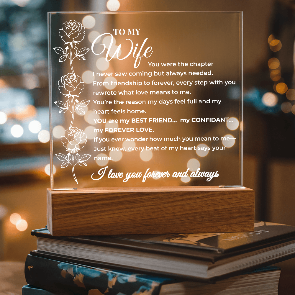 To My Wife - You Were the Chapter I Never Saw Coming