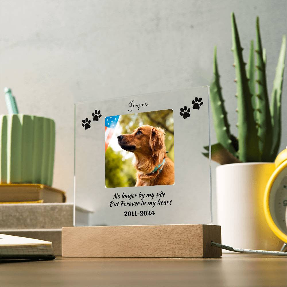 Pet Memorial - Acrylic Square Plaque