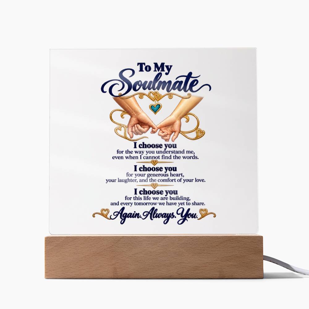 I Choose You | Acrylic Plaque
