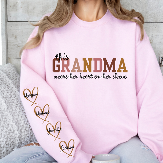 Personalized Grandma Sweatshirt