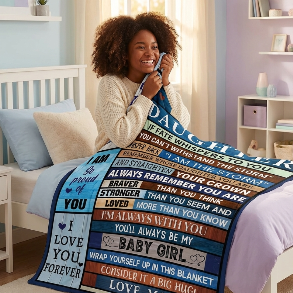 🌟 Best-Selling Gift of the Year - To My Daughter Blanket | You Are My Sunshine