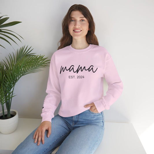 Personalized Mama Established Sweatshirt