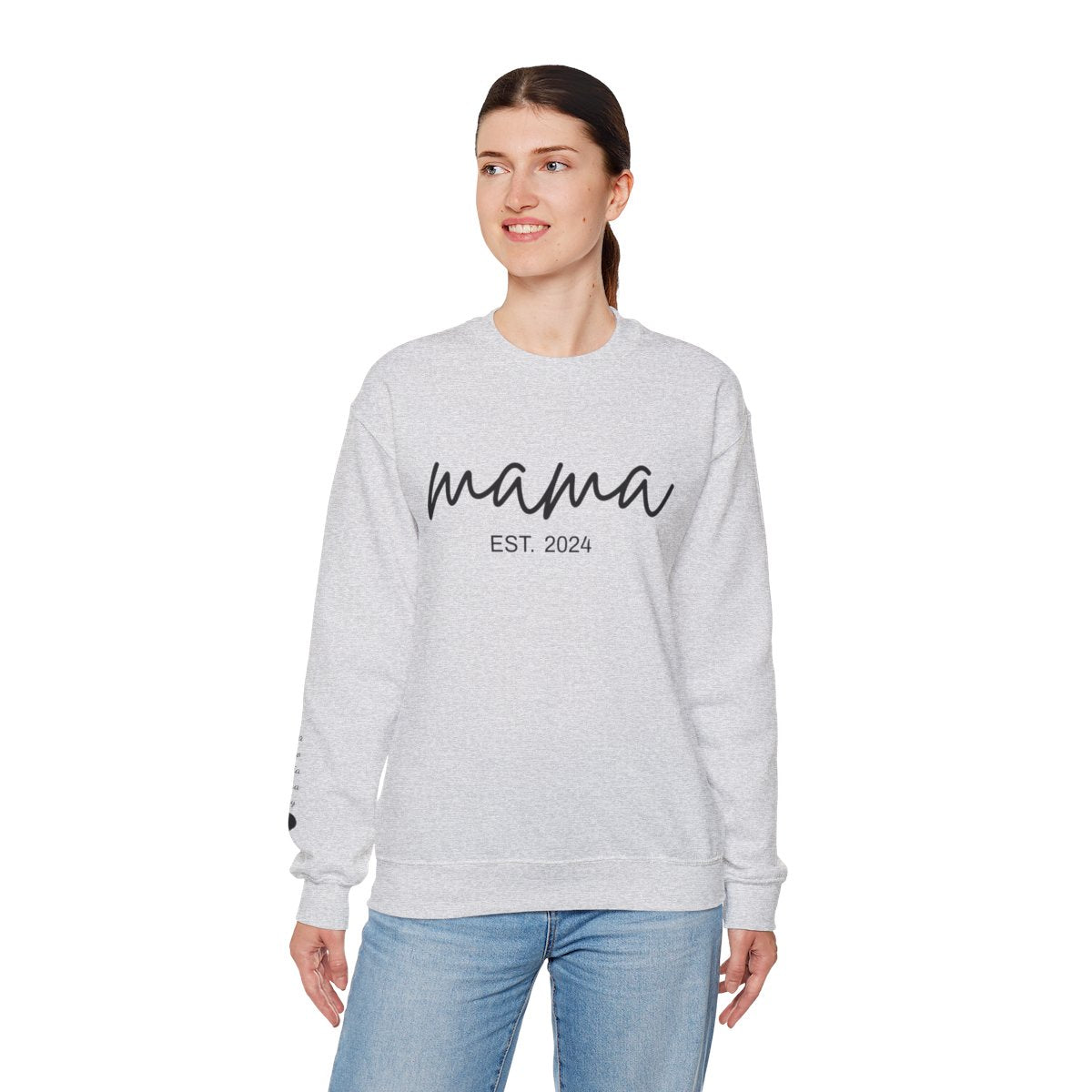 Personalized Mama Established Sweatshirt