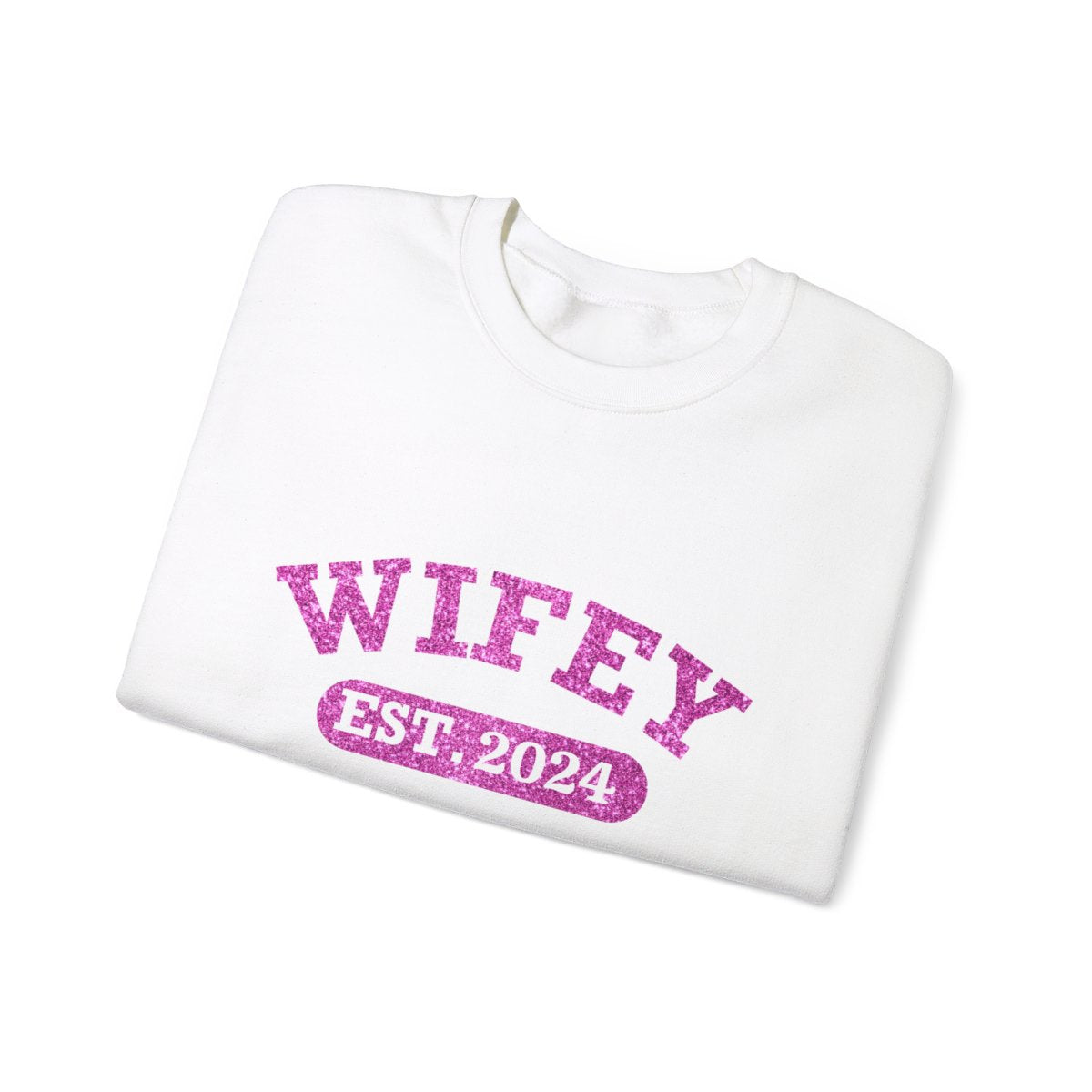 Personalized Wifey Crewneck Sweatshirt